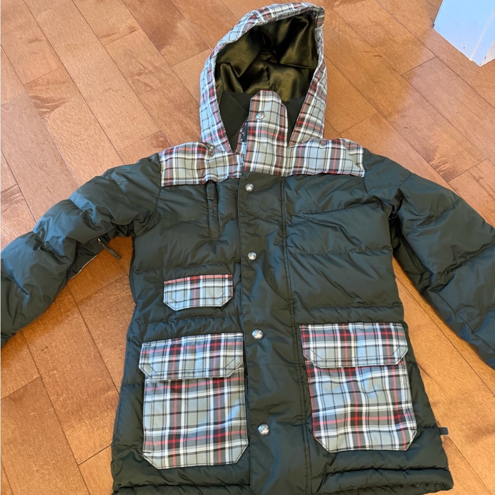 Burton Ski Jacket Plaid-Trim size small